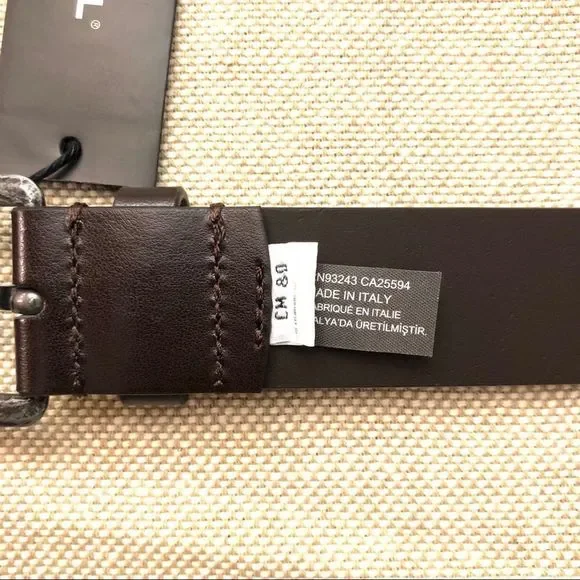 Diesel Poldo 4 Leather Belt - Picture 6 of 6